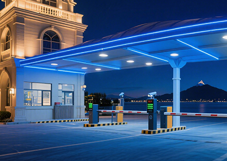 远距离微波卡在智能停车场管理完美网页版的应用